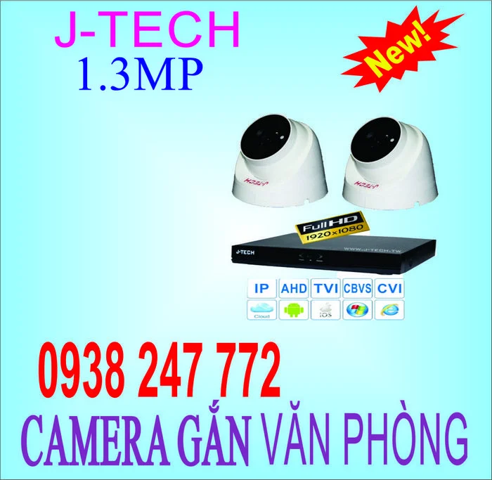 Trọn bộ CAMERA 2 J- TECH AHD 5270A